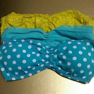 Yellow and Turquoise Bandeau Bundle