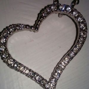 Crystal heart necklace
