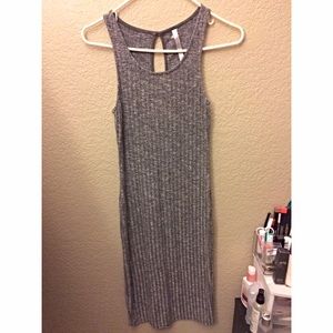 Knee length knitted dress