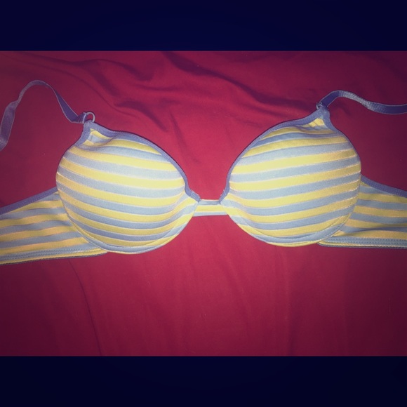 NWOT STRIPPED BRA - Picture 1 of 3