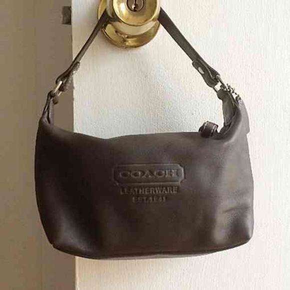 *Authentic COACH* Small Brown Purse