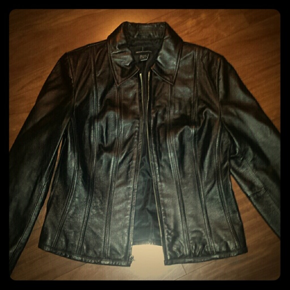 Victoria Secret Moda International leather jacket