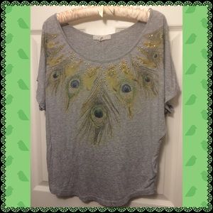 Forever 21 Peacock Feathers