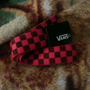 Checked Vans Belt
