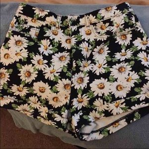 American apparel flower shorts