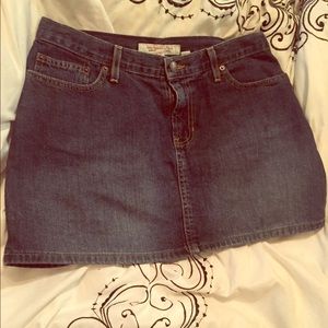 Abercrombie & Fitch denim mini skirt