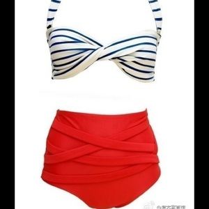 Retro style bathing suit