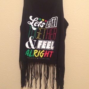 Fringe tank top
