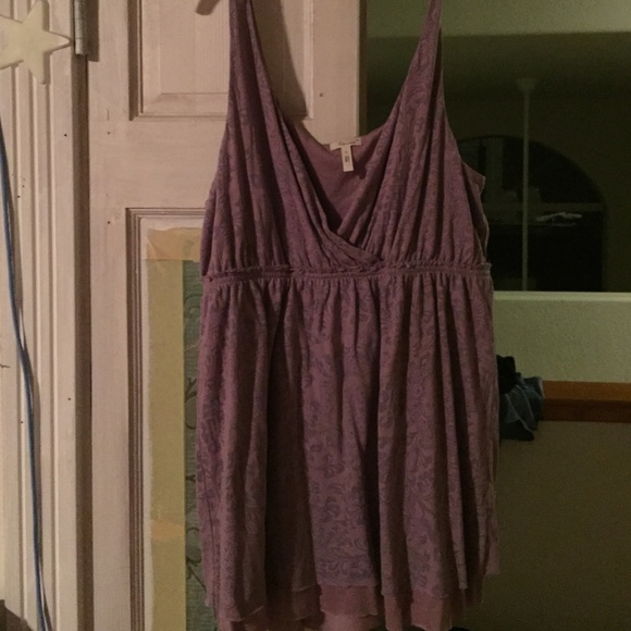 Lilac BabyDoll top L looks great with jeans