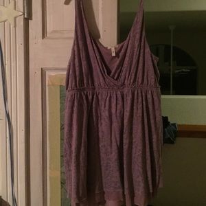 Lilac BabyDoll top L looks great with jeans