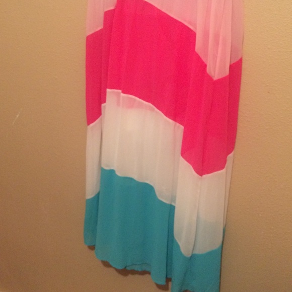 Strapless maxi dress
