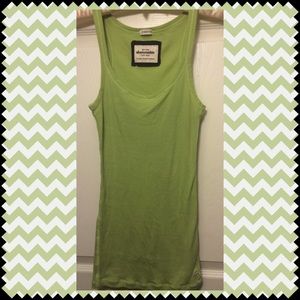 Abercrombie Green Stretch Tank