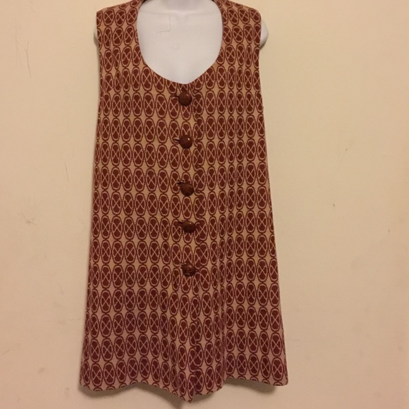 1960's patterned mini gogo dress! 🐞