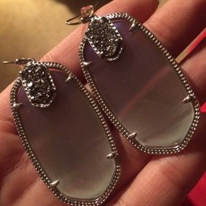 Silver drusy danielle Kendras