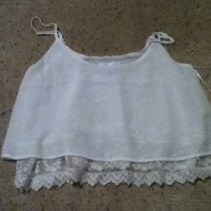 Lace crop top