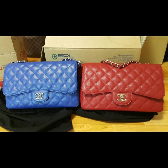 Hot Chanel cobalt blue and 10c red