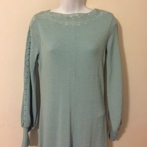 1970's Knit floor length dress!! 🐞