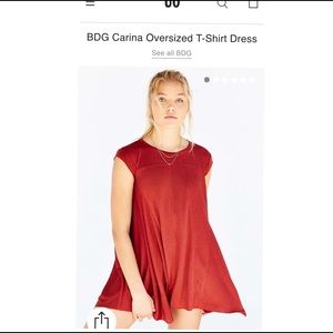 BDG Carina Oversized T-Shirt Dress