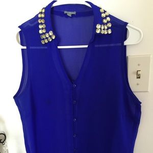 Cute bling top, kinda see through