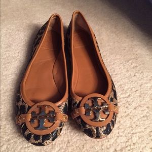 Tory Burch leopard flats