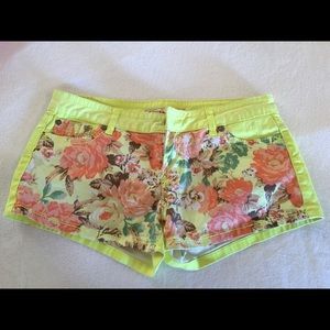 Neon color short in good condition,size 11