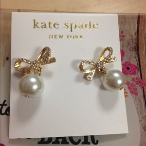 Kate spade bow earrings