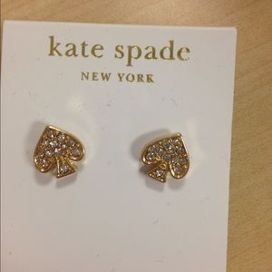 Kate Spade earrings with rhinestones