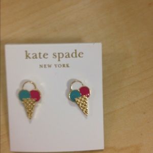Kate spade ice cream cone earrings