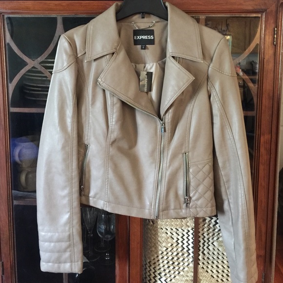 Express Jackets & Blazers - Moto Style Vegan Jacket