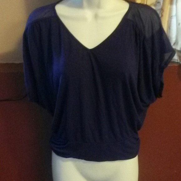 Pretty purple V neck