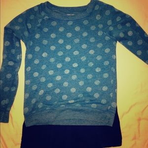 Gap polka dot sweatshirt