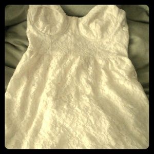 White lace dress