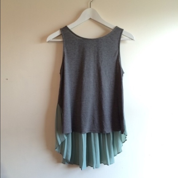 Seafoam Accordion Top