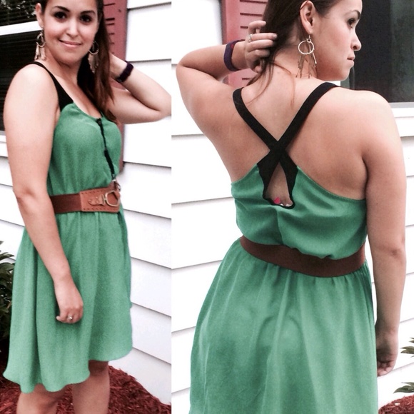 Green dress! Urban Outfitter! - Picture 1 of 2