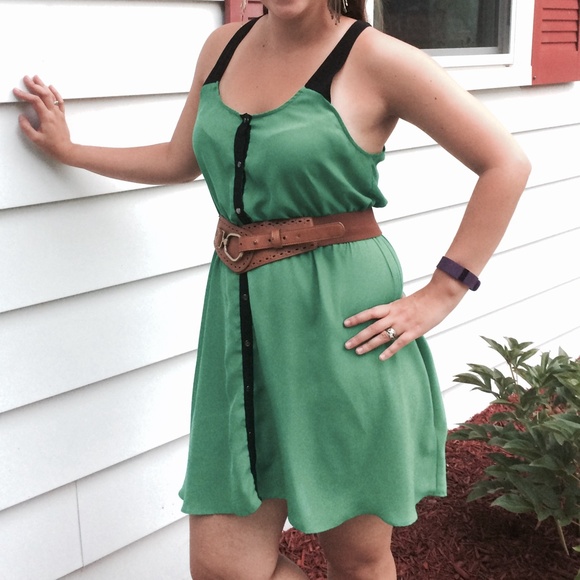 Green dress! Urban Outfitter! - Picture 2 of 2