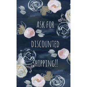don't forget to ask for discounted shipping!!
