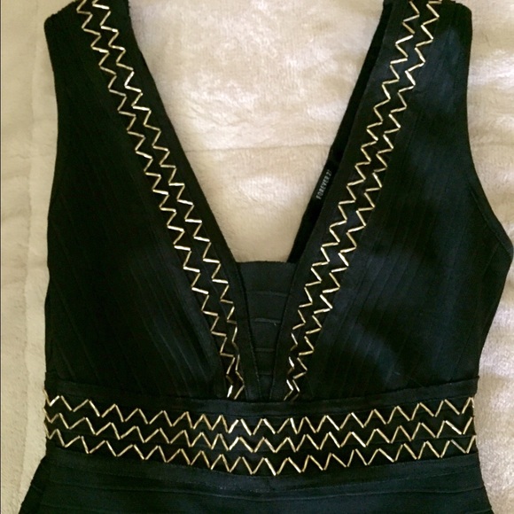 Forever 21 Black Sleeveless Bodycon Dress Small - Picture 3 of 4