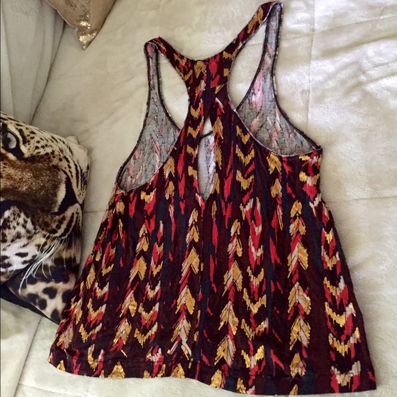 Urban Outfitters Ecote Tank Top Gilded Gold size M - Picture 2 of 4