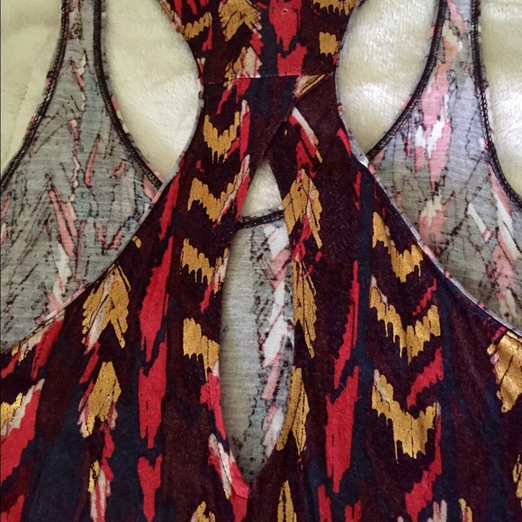 Urban Outfitters Ecote Tank Top Gilded Gold size M - Picture 3 of 4