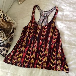 Urban Outfitters Ecote Tank Top Gilded Gold size M