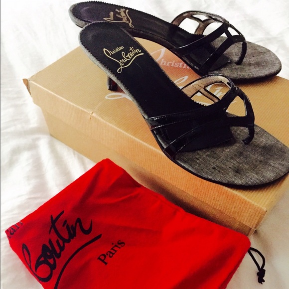 Christian Louboutin Kitten Heel Sandal