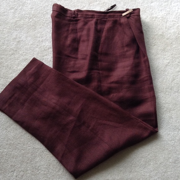 Brown Linen Slacks