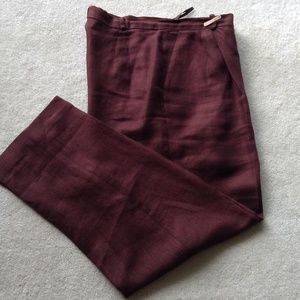 Brown Linen Slacks