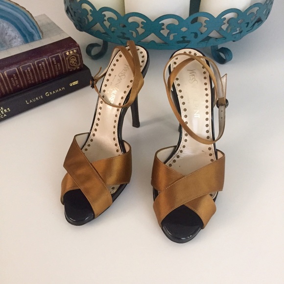 YSL Satin Heels