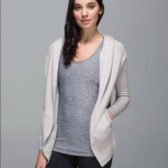 lululemon athletica Sweaters - Cream Lululemon wrap Cabin Yogi wrap