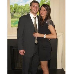 BCBG black mini skirt medium