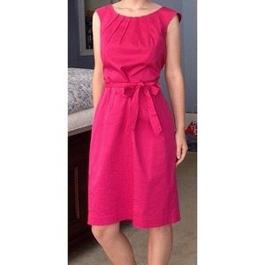 Fuchsia Calvin Klein Cap Sleeve Dress
