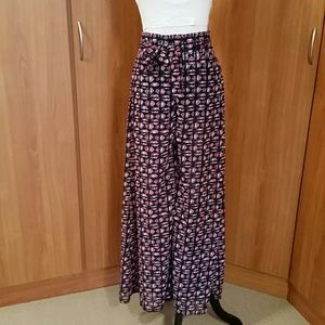 *SOLD* Geometric print boho gypsy palazzo pants