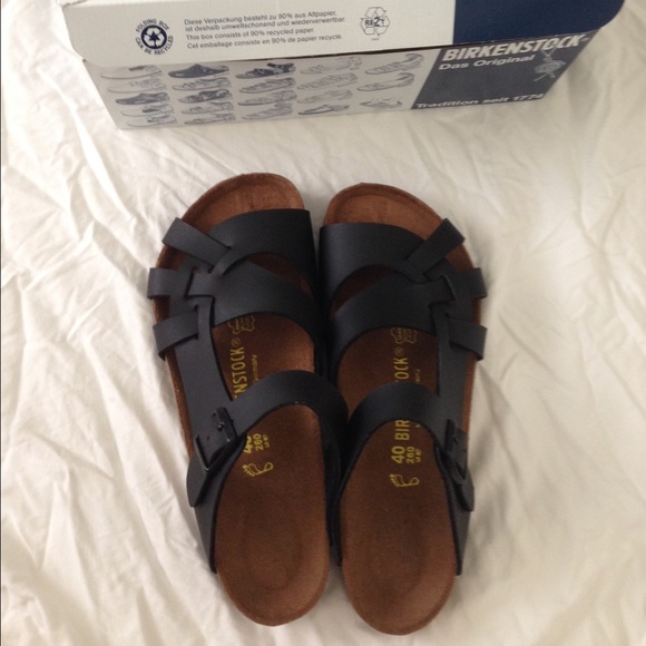 Birkenstock Shoes - Black Pisa Birkenstock Sandals