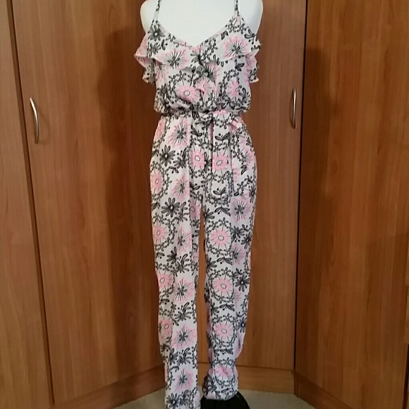 Floral jumpsuit romper